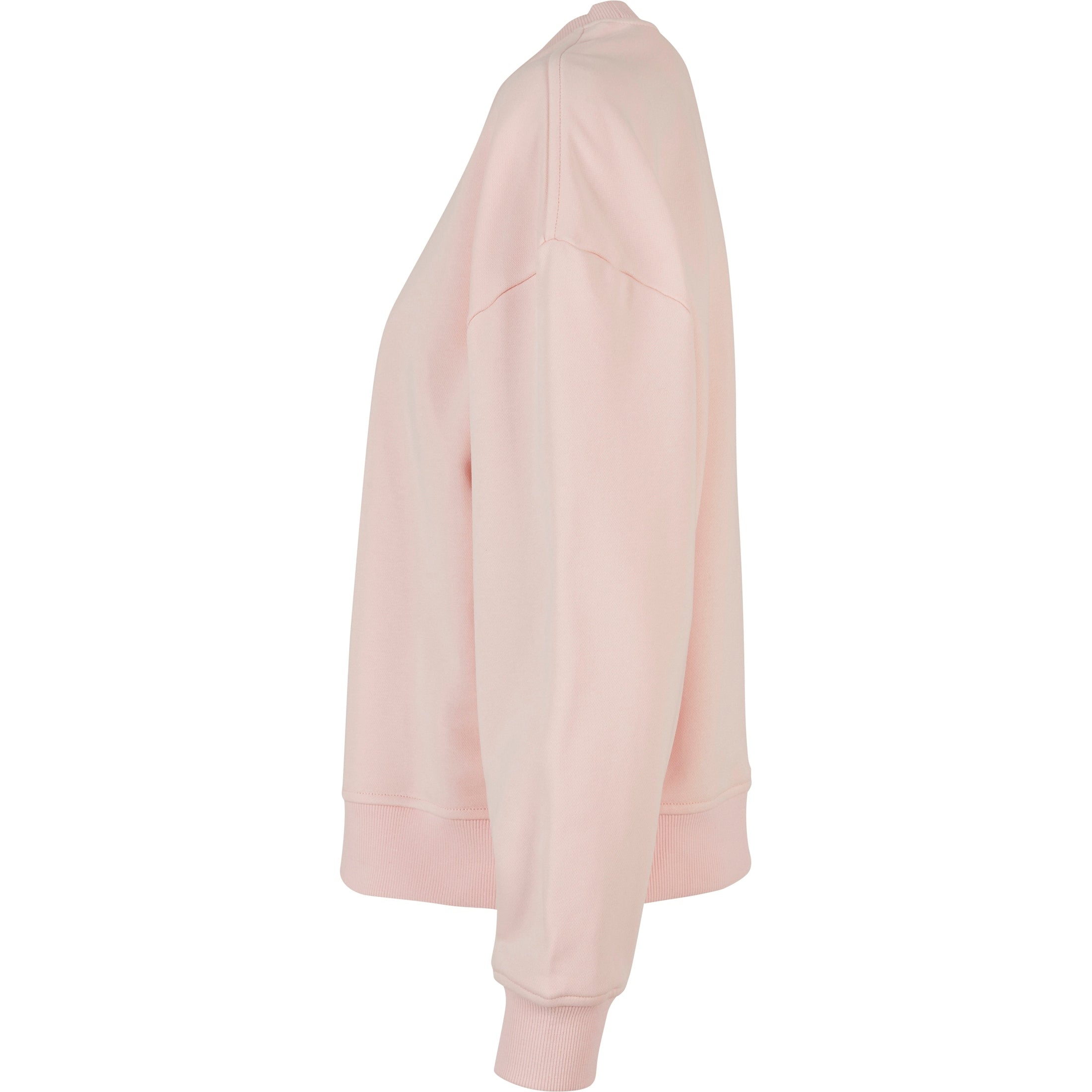 Build Your Brand Women's Oversized Crew Neck Sweatshirt