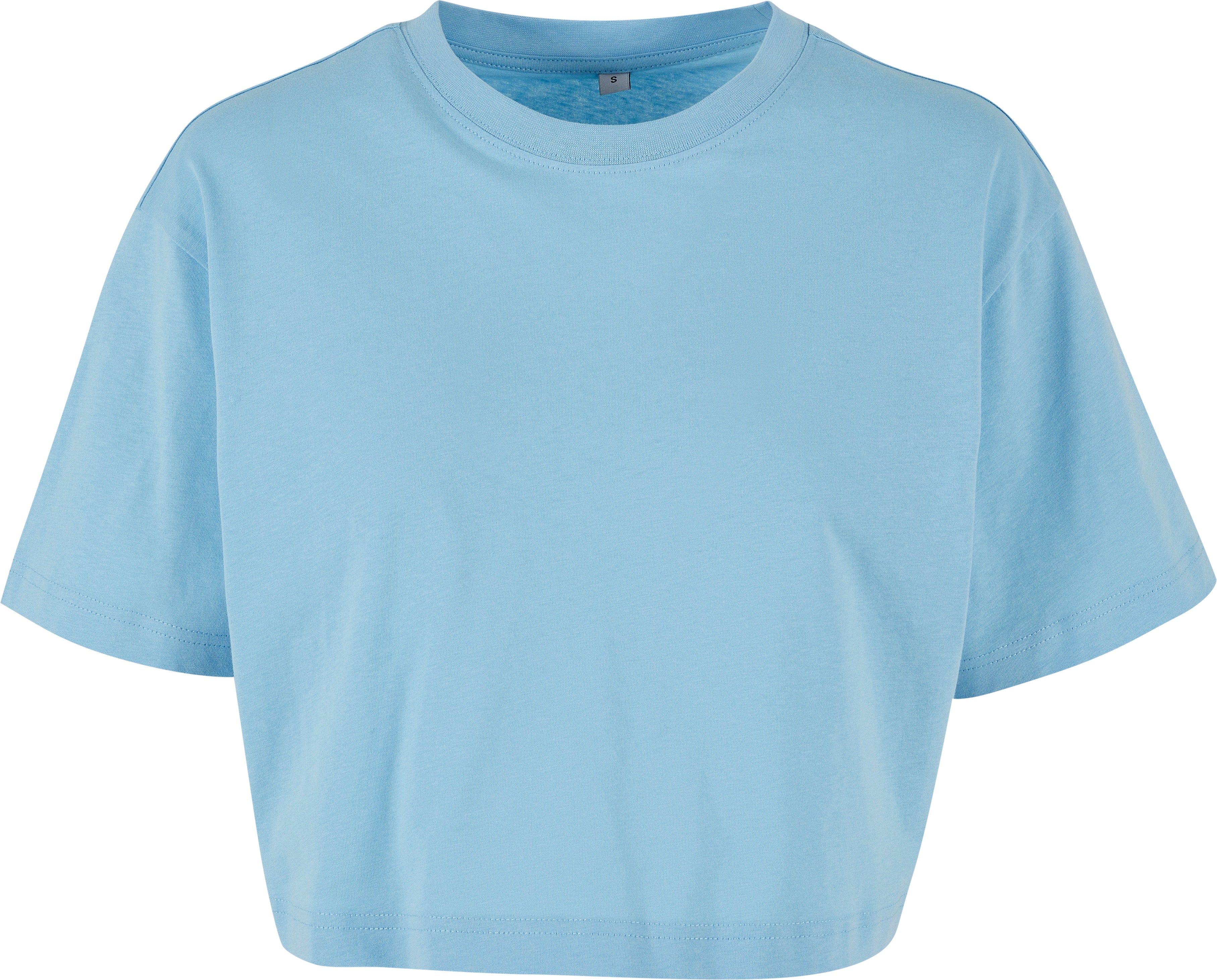 Build Your Brand T-Shirt Donna Oversize Corta – Cotone Morbido – Basic Streetwear – Colore Unico