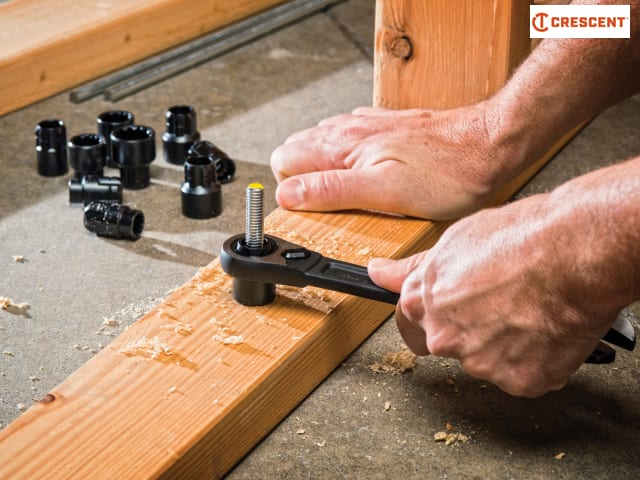 Crescent® X6 Pass-Thru Adjustable Wrench Set, 11 Piece