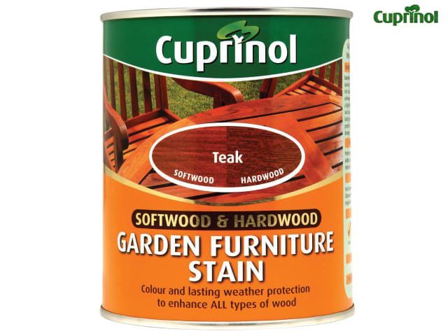 Cuprinol Softwood & Hardwood Garden Furniture Stain Teak 750ml