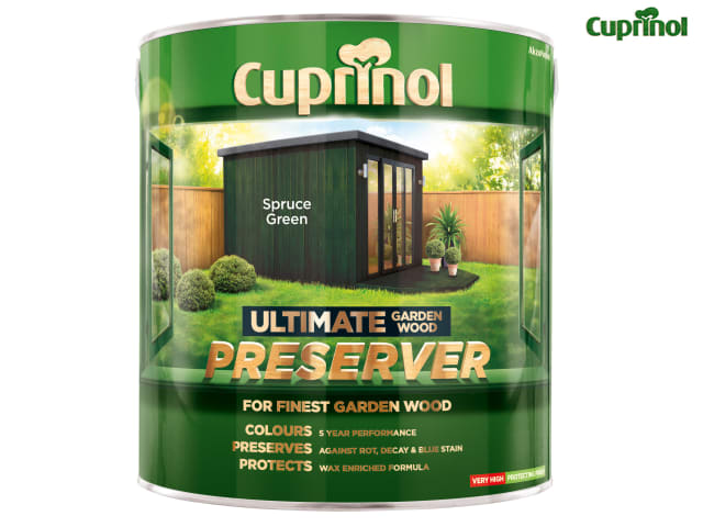 Cuprinol Ultimate Garden Wood Preserver Spruce Green 4 litre