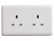 Deta Vimark Unswitched Socket 2-Gang 13A