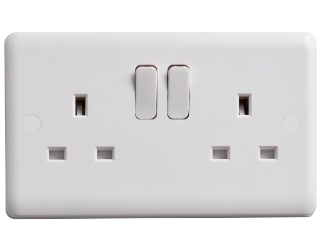 Deta Vimark Switched Socket 2-Gang 13A