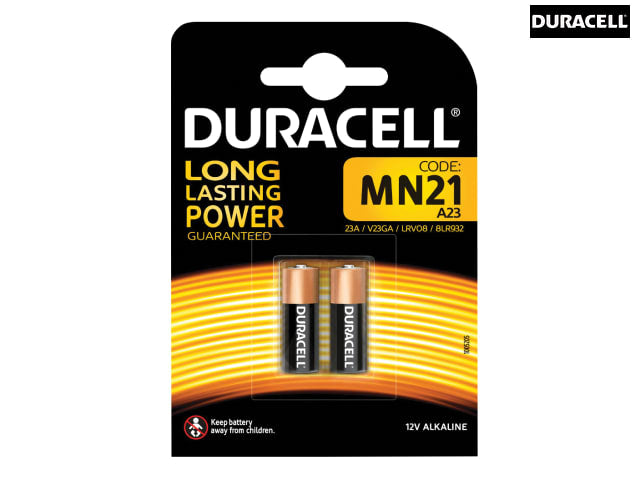 Duracell MN21 A23 LRV08 Battery (Pack 2)