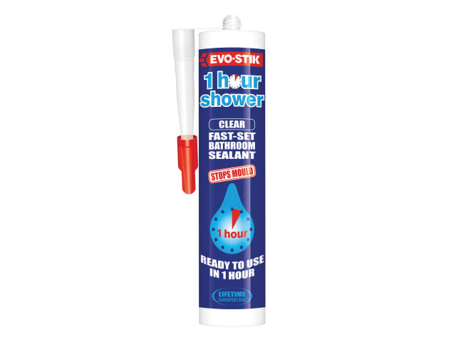 EVO-STIK 1 Hour Shower Sealant Clear 310ml