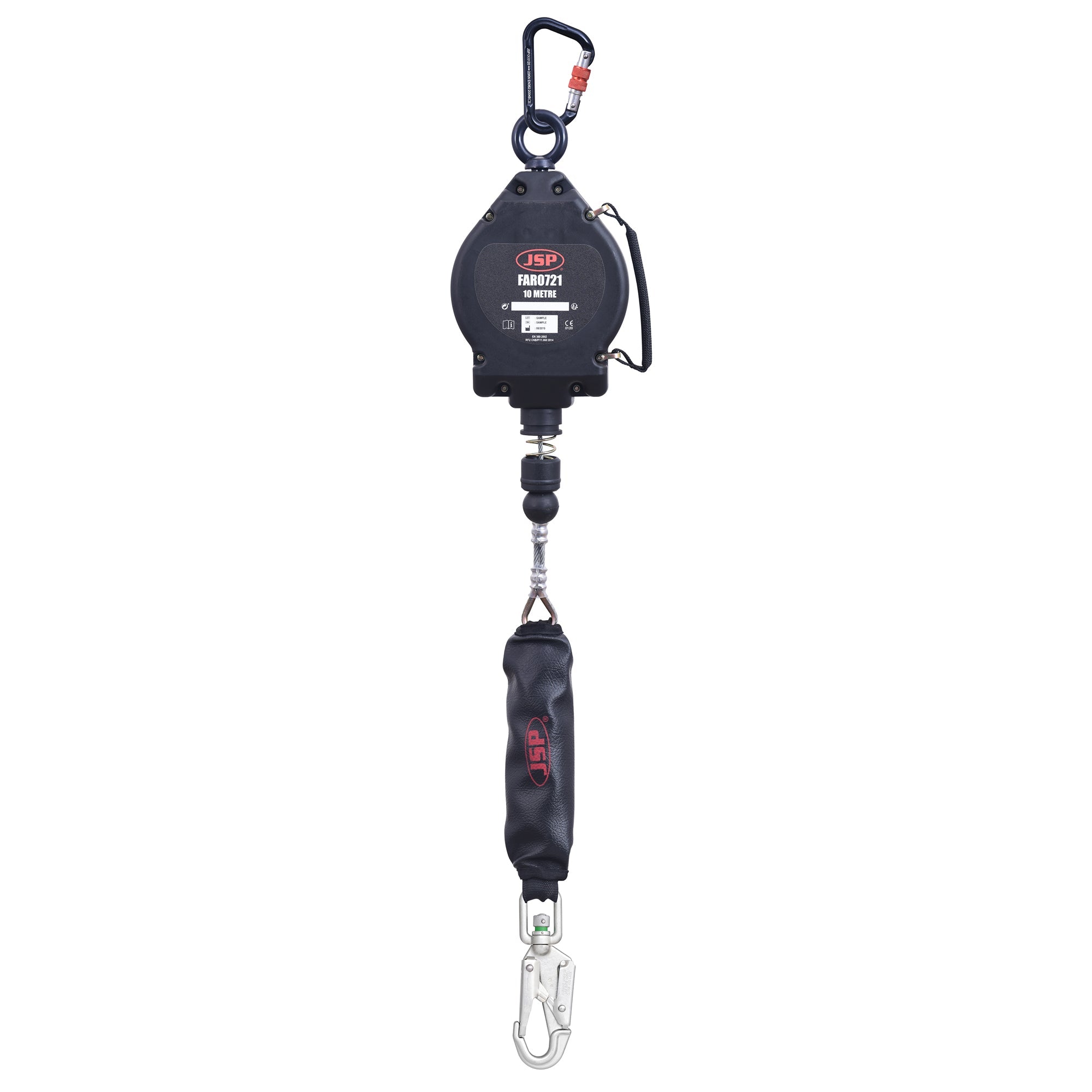 JSP 10m Wire Retractable Fall Limiter with Horizontal Use