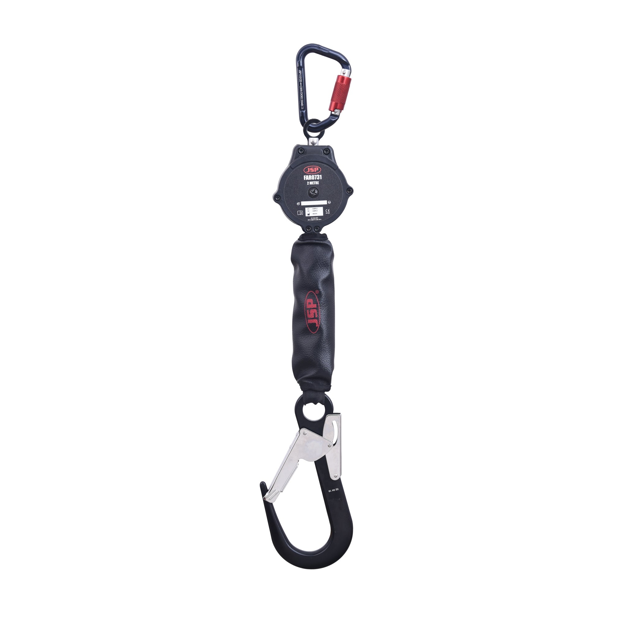 JSP 2m Lightweight Retractable Fall Limiter with Scaffold Hook