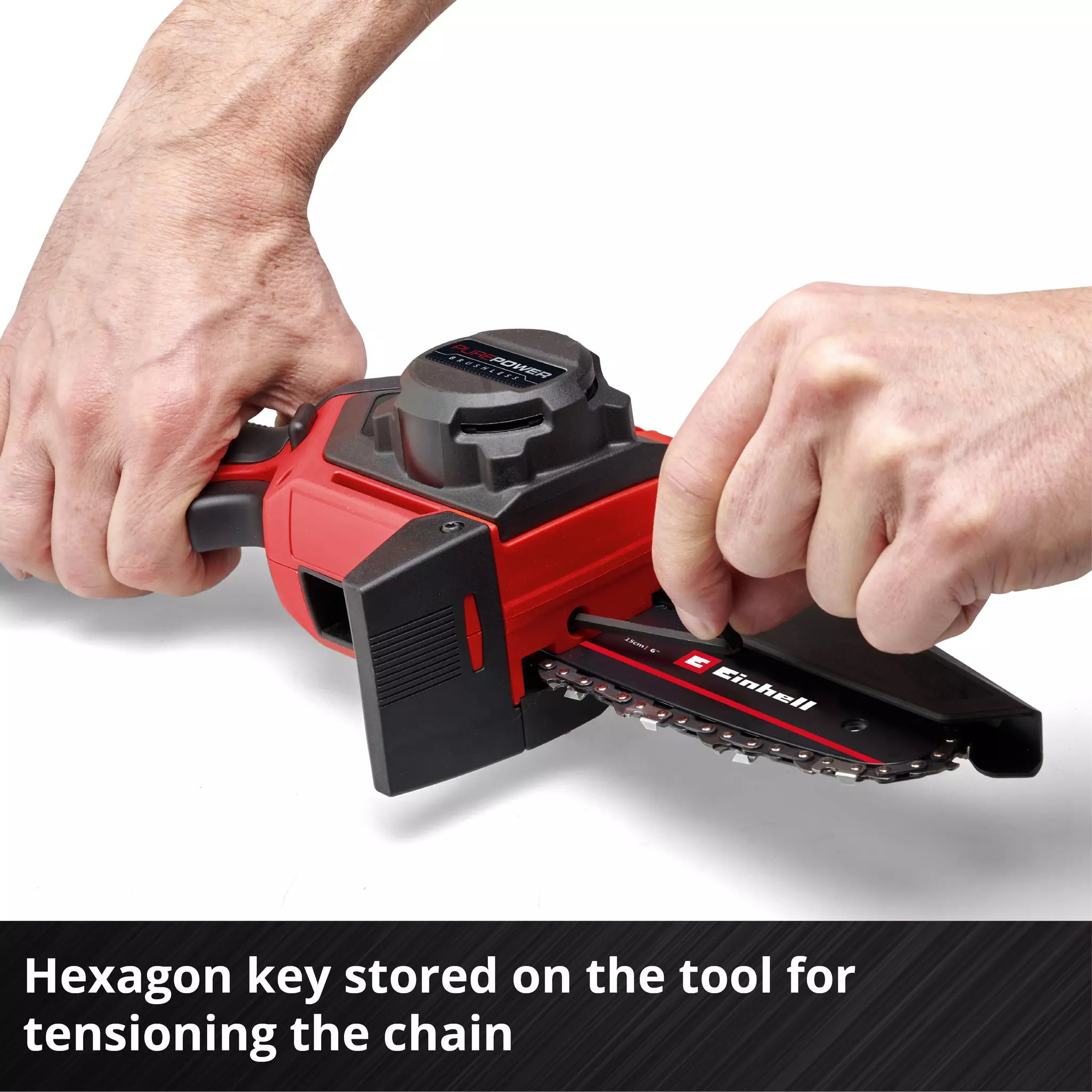 Einhell Power X-Change Cordless Pruning Chain Saw GE-PS 18/15 Li BL-Solo