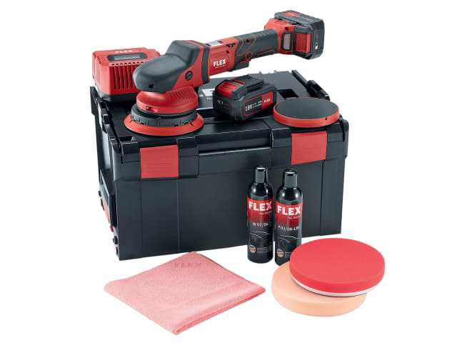 Flex Power Tools Random Orbital Polisher 150mm 18V 2 x 5.0Ah Li-ion