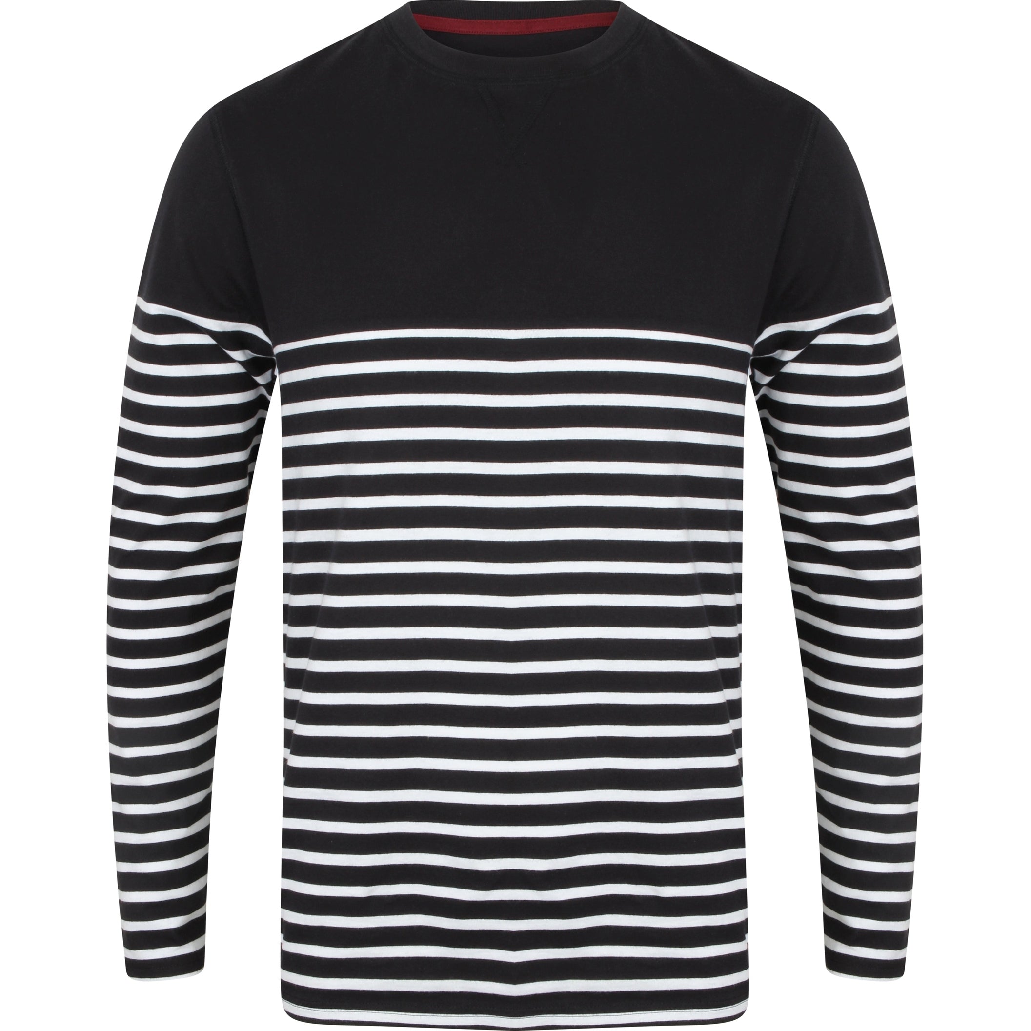 Front Row Long Sleeve Breton Striped T