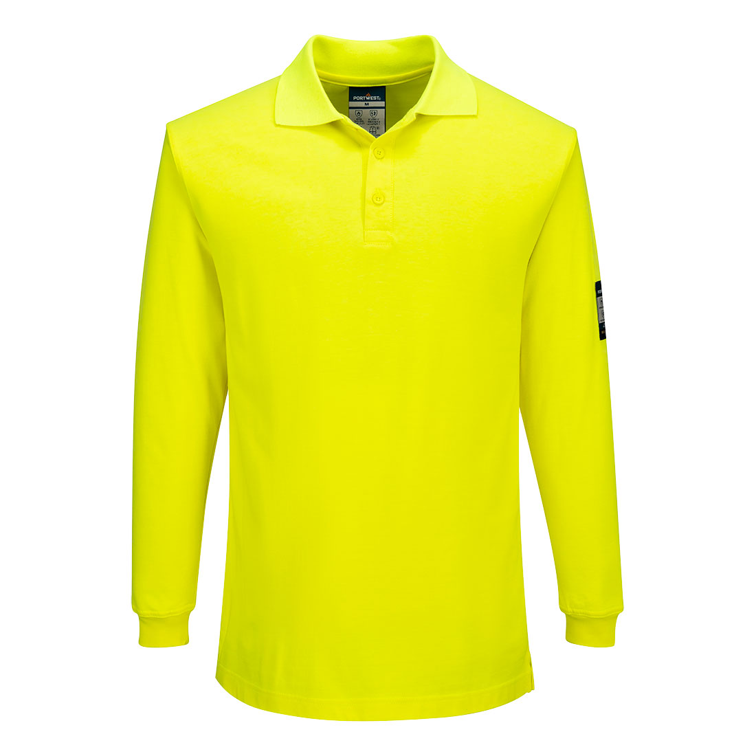 Portwest Modaflame Knit FR Long Sleeve Polo Shirt