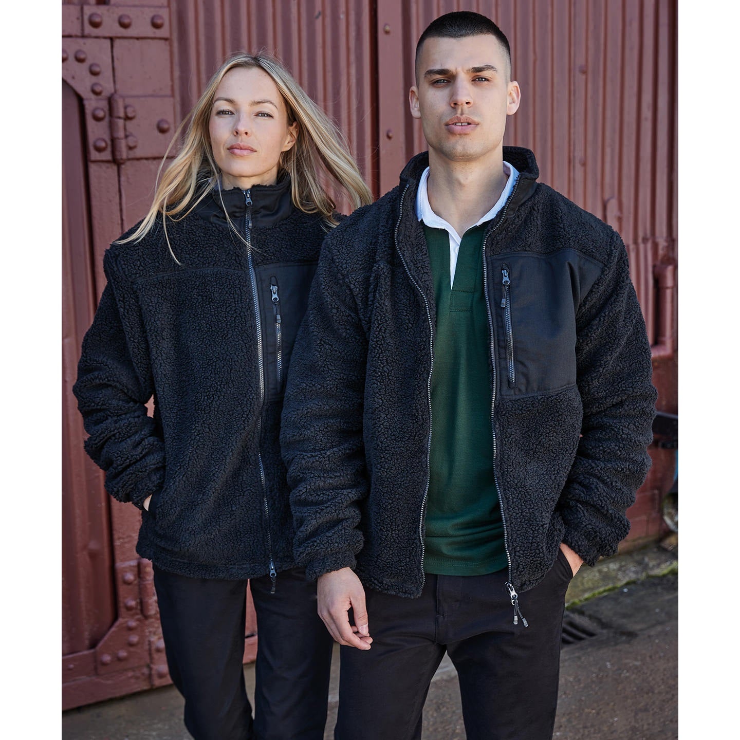 Front Row Recycled Sherpa Fleece