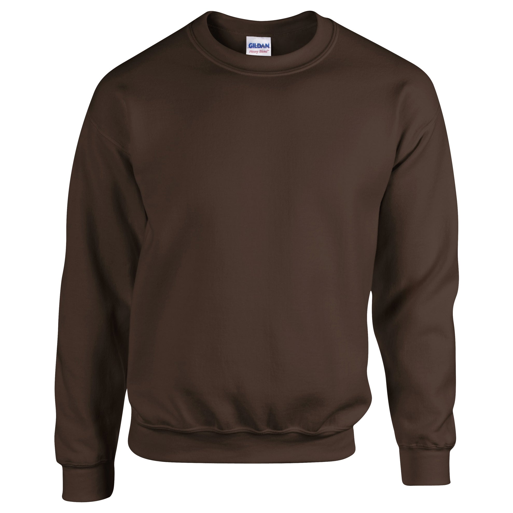 Gildan Heavy Blend Adult Crew Neck Sweatshirt - Dark Chocolate