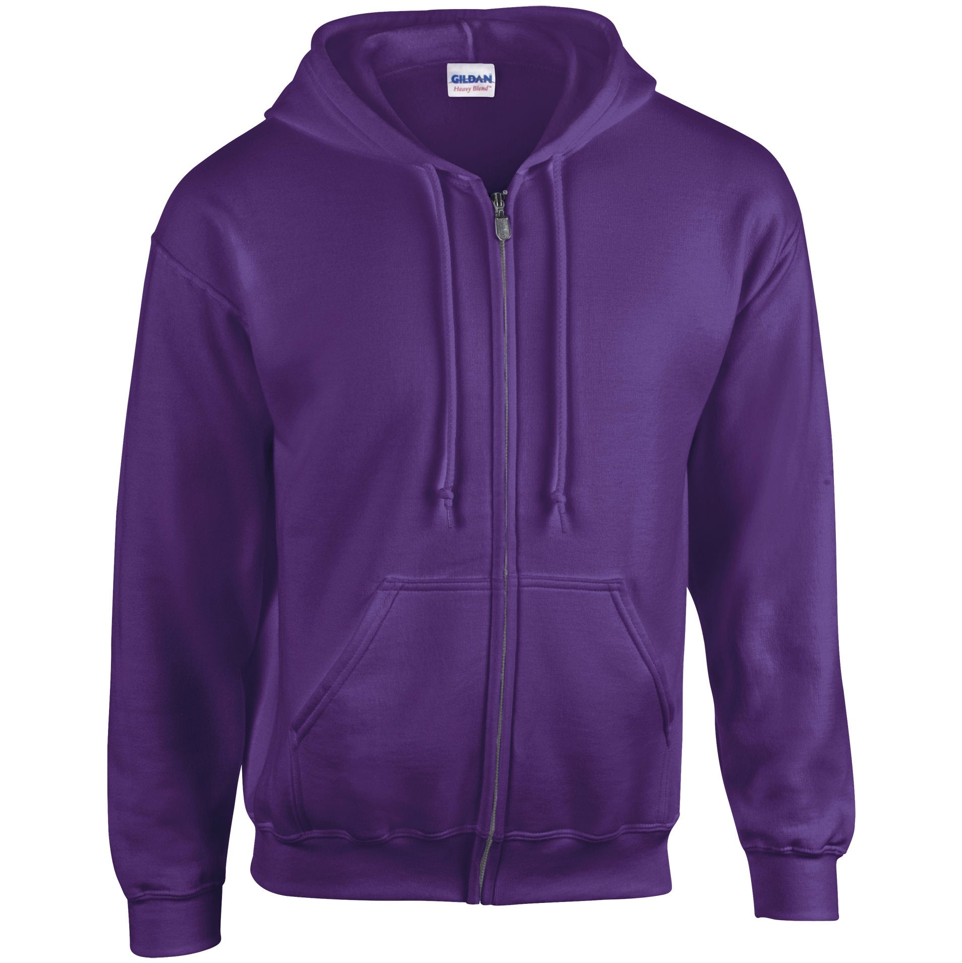 Gildan Heavy Blend Full Zip Hooded Sweatshirt - Purple