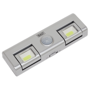 Sealey Auto Light 1W COB LED with PIR Sensor 3 x AA Cell