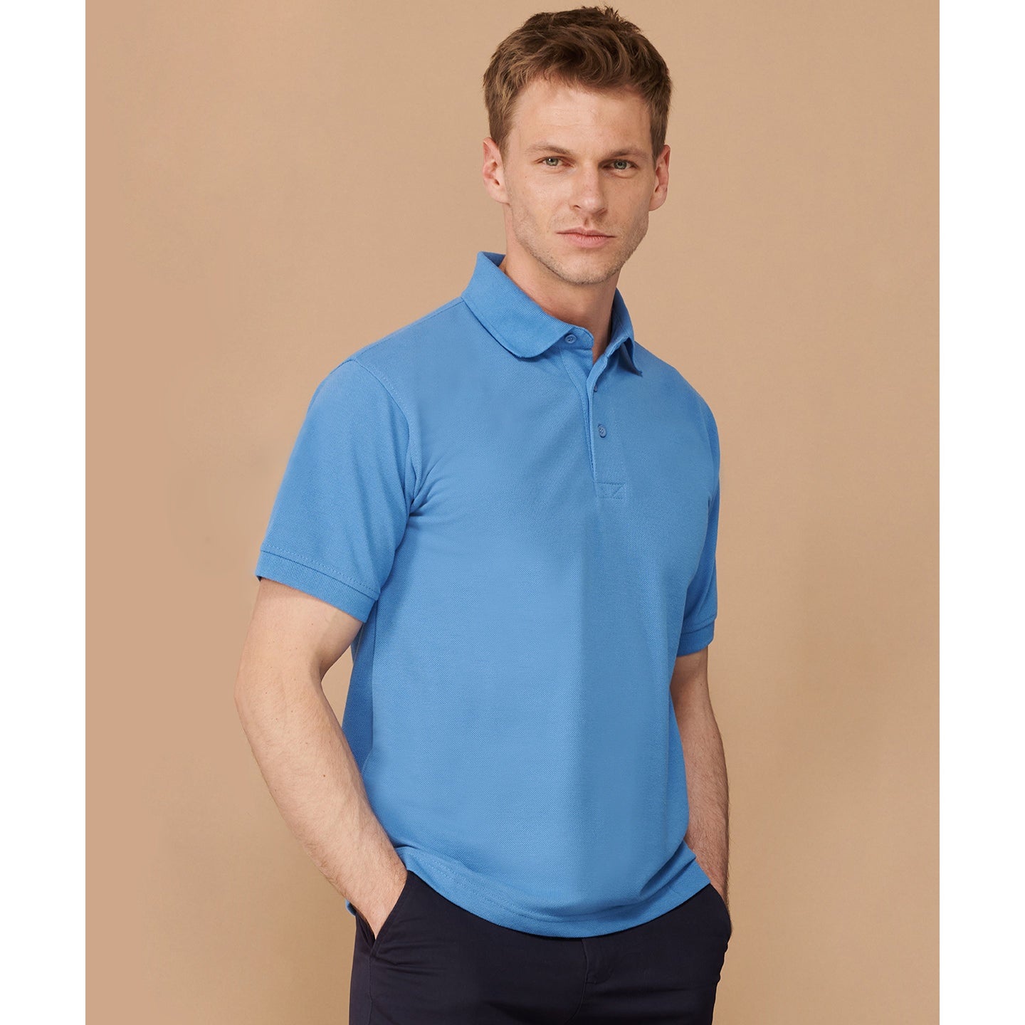 Henbury 65/35 Classic Piqué Polo Shirt - Navy*
