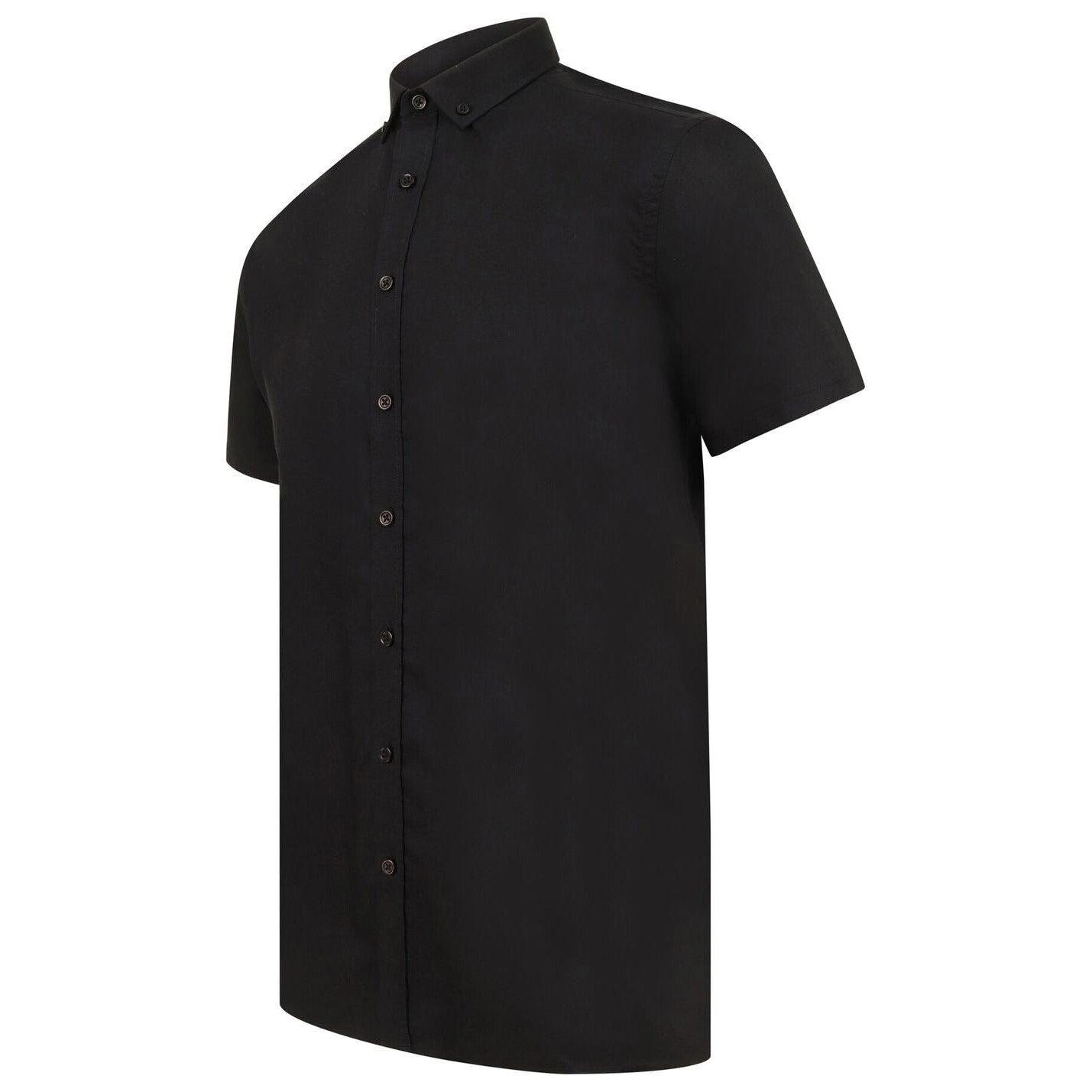 Henbury Modern Short Sleeve Oxford Shirt