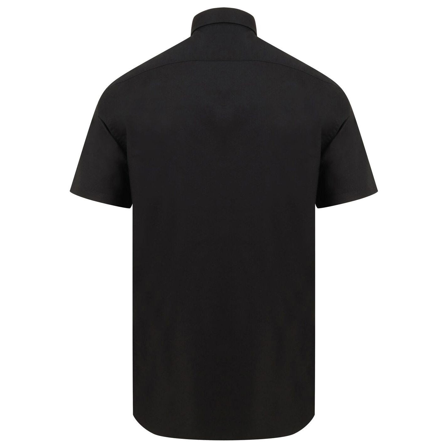 Henbury Modern Short Sleeve Oxford Shirt