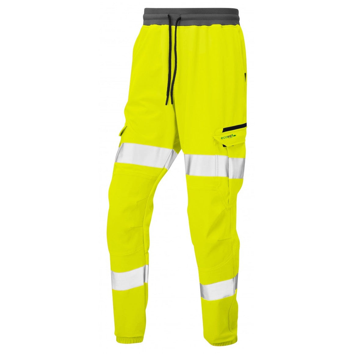 Leo Workwear HAWKRIDGE Leo EcoViz High Performance 4X Stretch Trouser- Hi-Vis Yellow