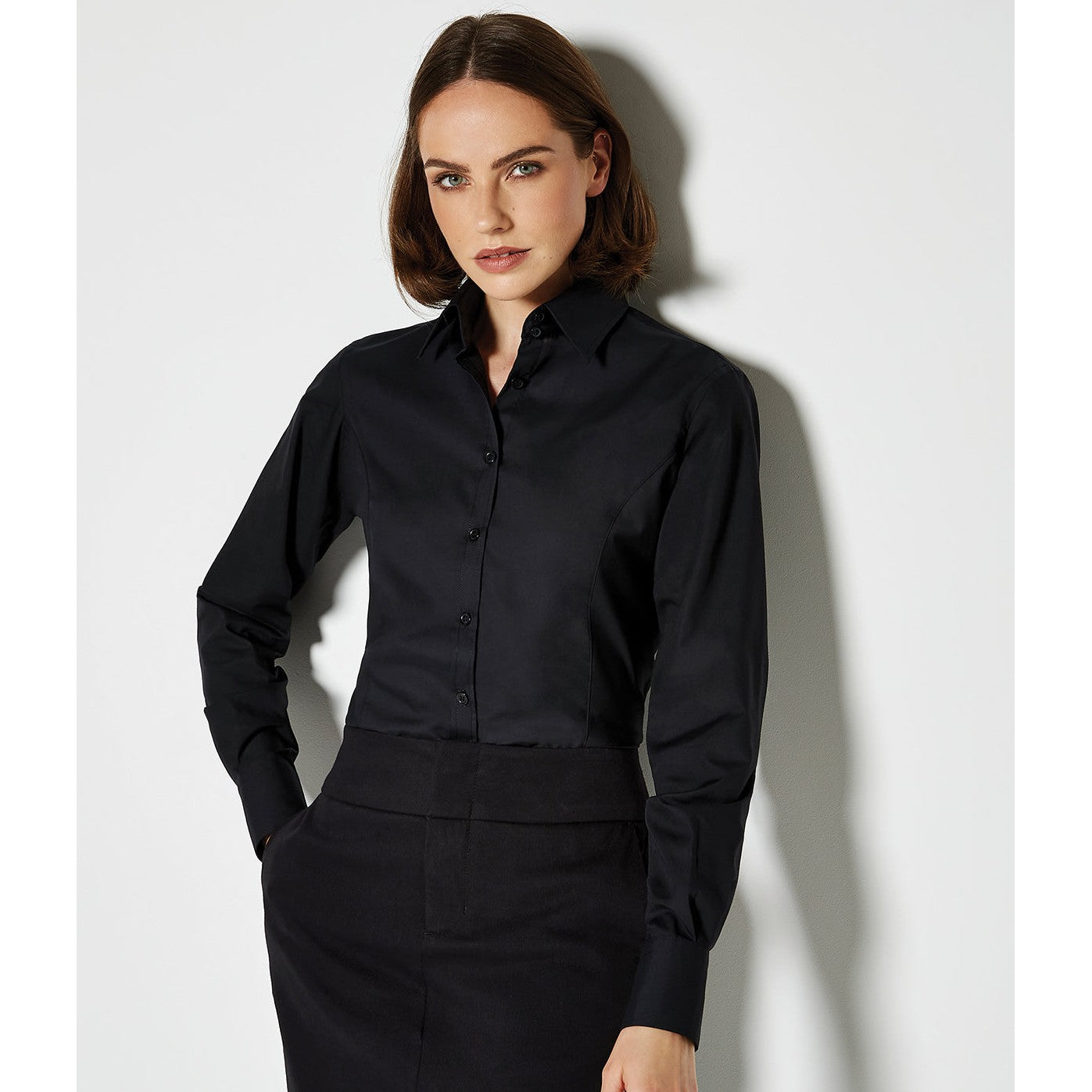 Kustom Kit Business Blouse Long-Sleeved (Tailored Fit)