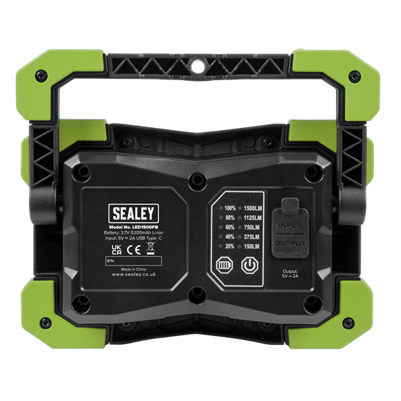 Sealey 15W COB LED Portable Floodlight and Power Bank