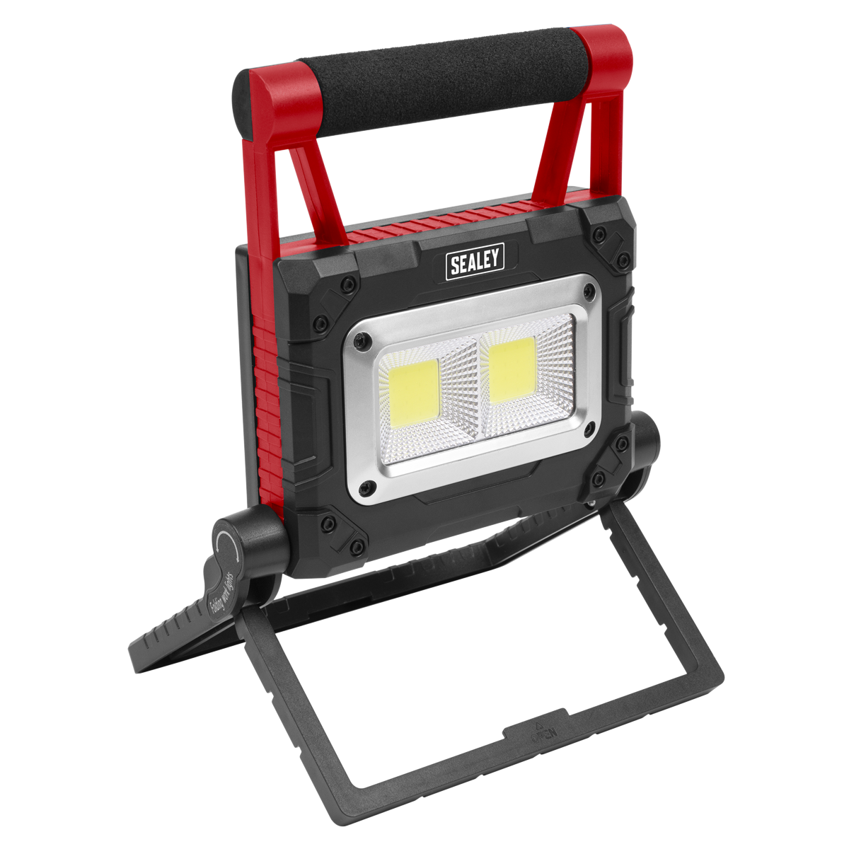 Sealey 15W COB LED Solar Powered Rechargeable Portable Floodlight