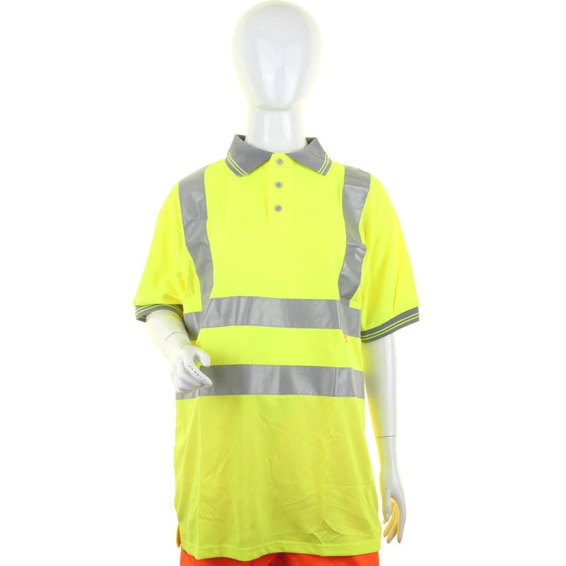 Beeswift Ladies Hi-vis  S/S Polo