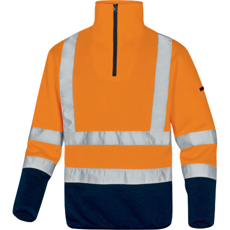 Delta Plus MARMOTHV High-Viz Trucker Sweater – Warm & Reflective
