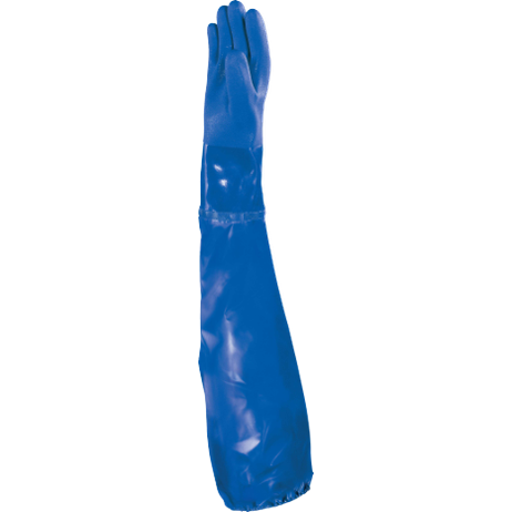 Delta Plus PETRO VE766 – Shoulder-Length PVC Safety Gloves for Chemical Protection