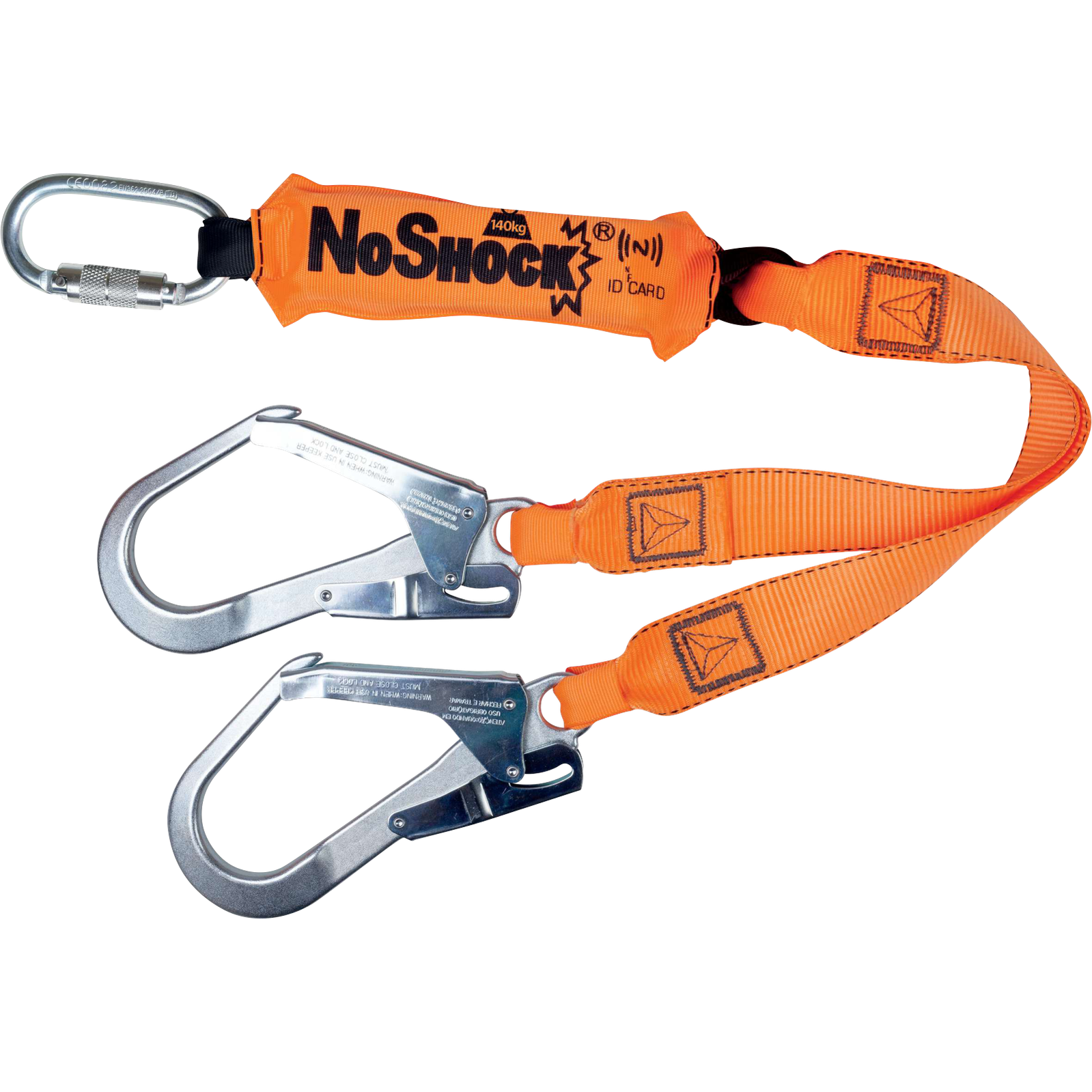 Delta Plus AN213100ZDD Double Energy-Absorbing Lanyard – Short-Distance Fall Protection