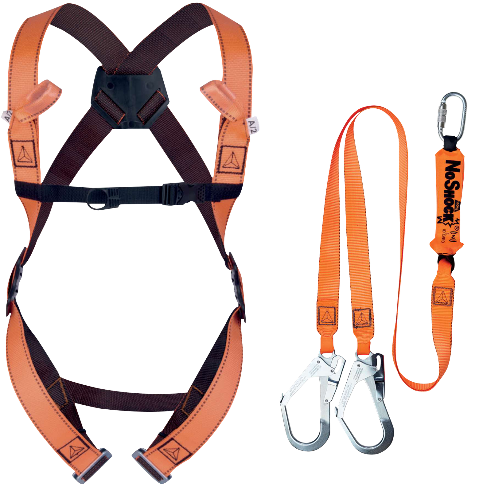 Delta Plus ELARA280V2 – Fall Arrest Kit with Double Energy-Absorbing Lanyard for Scaffolding Work
