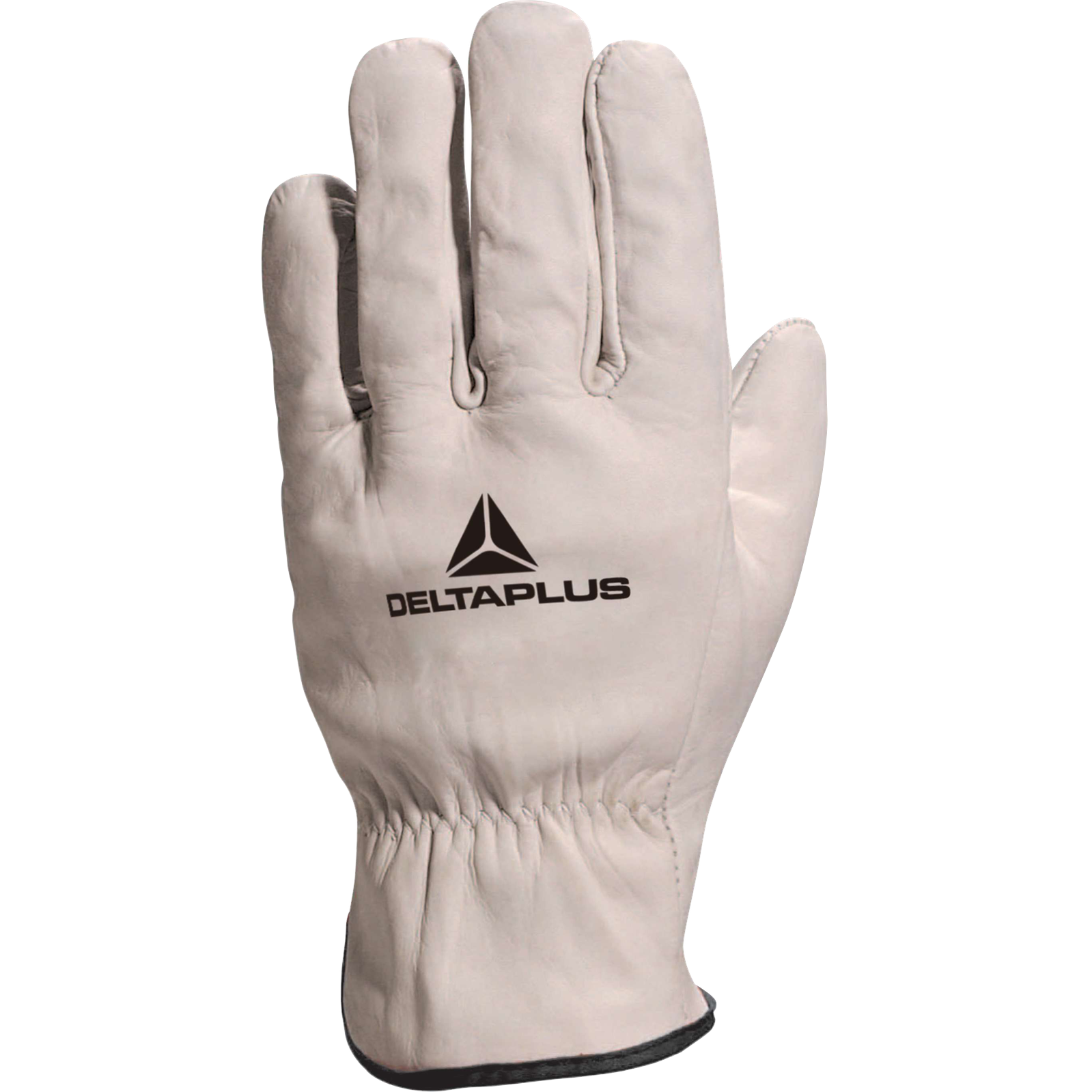 Delta Plus FBN49 Mechanical Leather Gloves – Cowhide, Grain Leather, Cut & Sewn Design