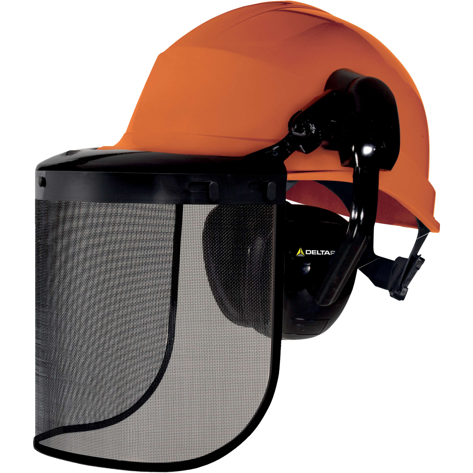 Delta Plus FORESTIER 3 Safety Helmet – Forestry Protection with Mesh Visor & Ear Defenders