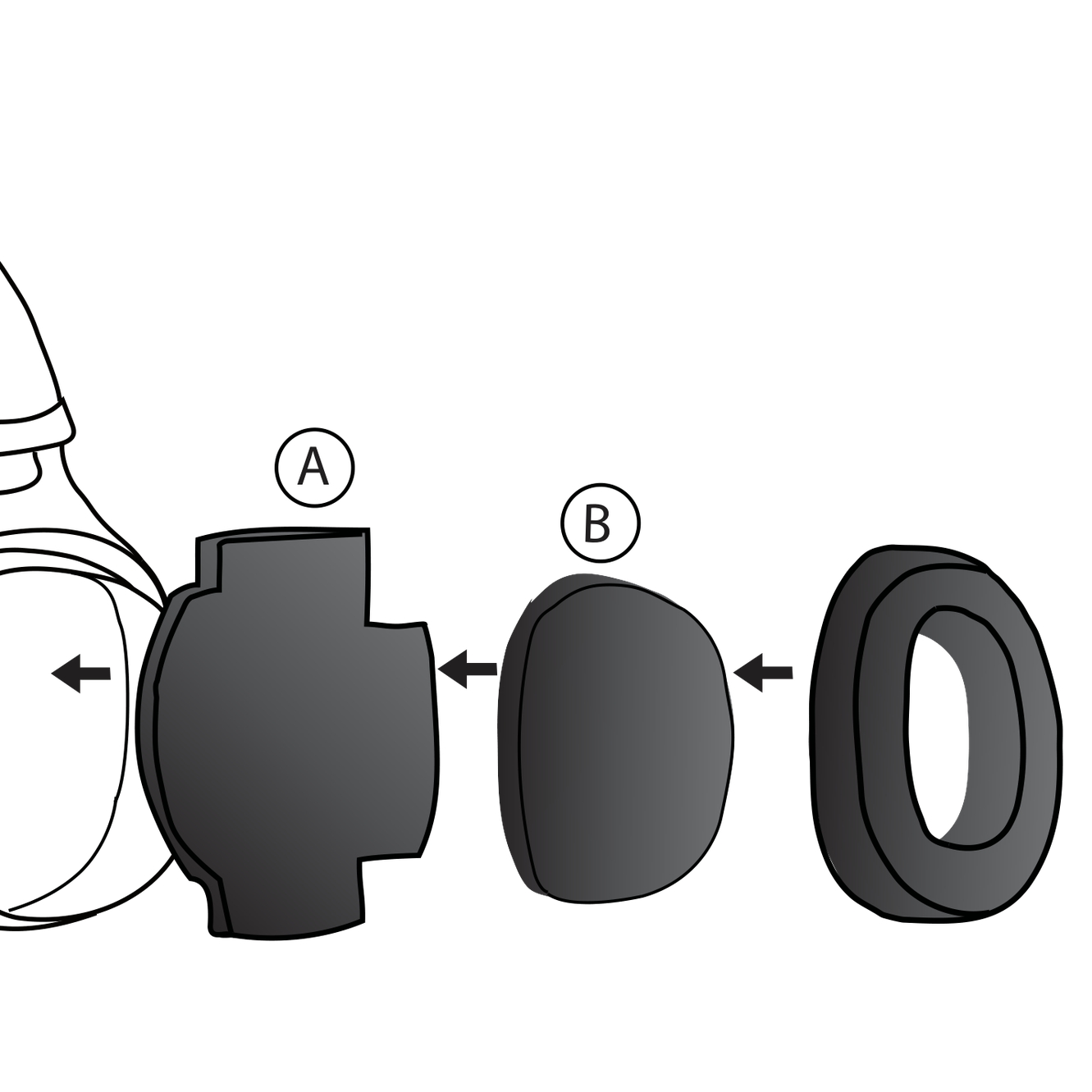 Delta Plus INTERHYKIT Hygiene Kit for Interlagos Ear Muffs – Reusable & Cost-Effective