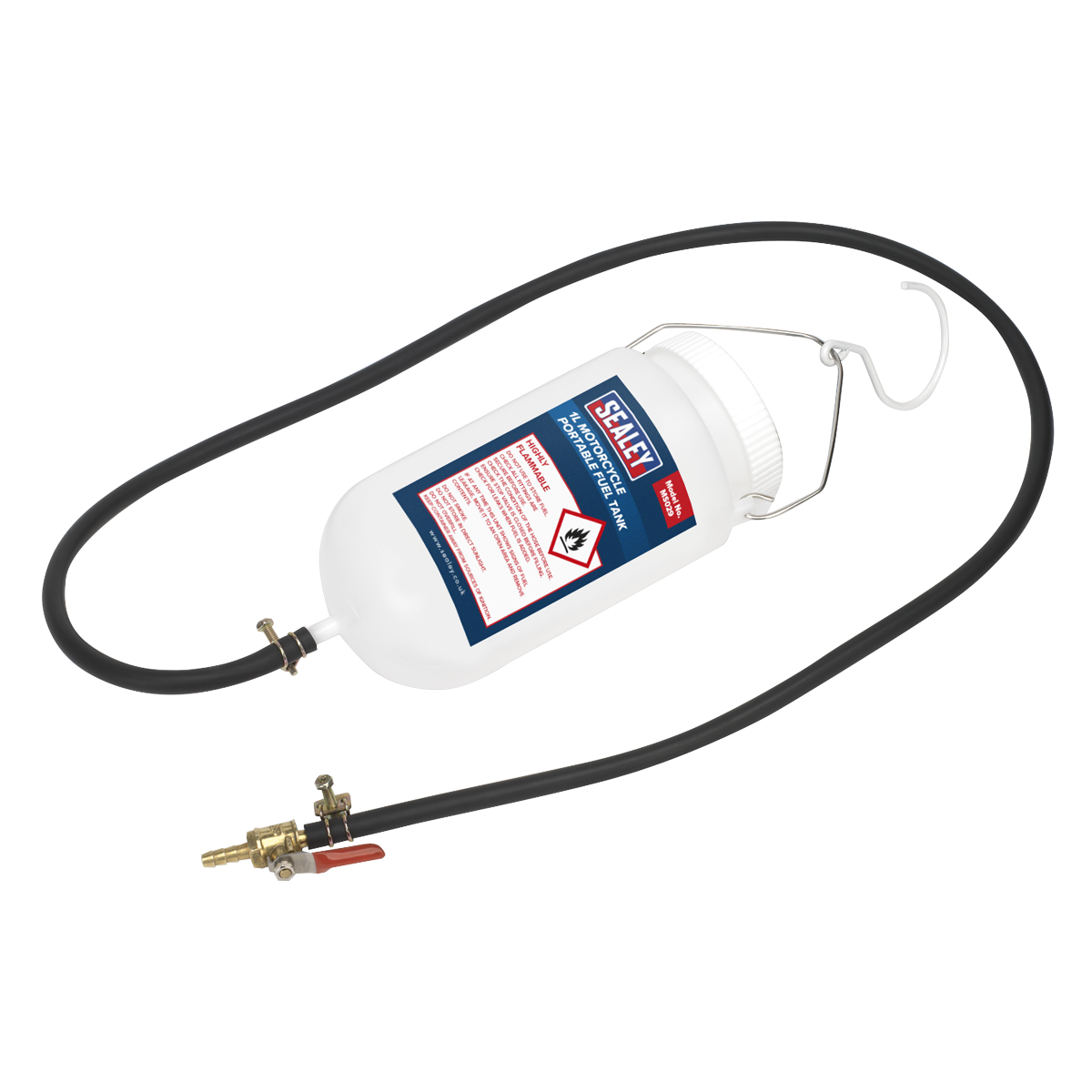 Sealey Motorcycle Portable Fuel Tank 1L