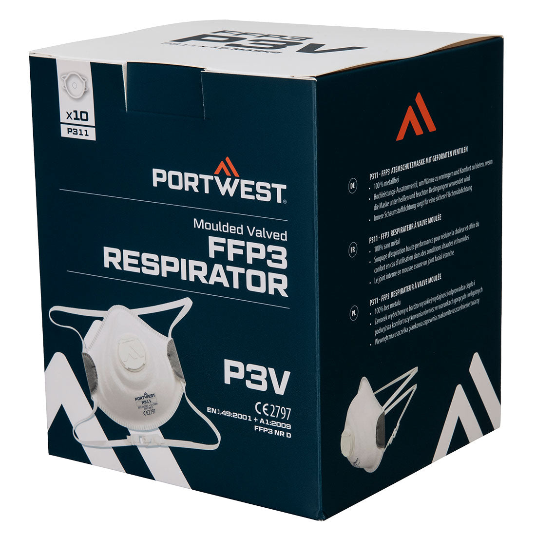 Portwest Moulded FFP3 Valved Respirator