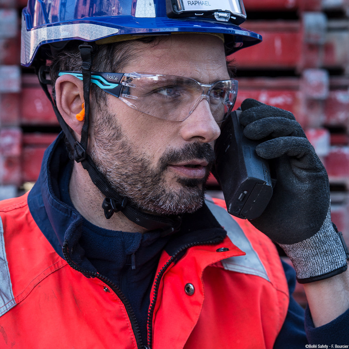 Bollé Safety Silex + Safety Glasses