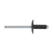 Sealey Aluminium Rivet Black Large Flange 4.8 x 14mm Pack of 200