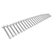 Sealey Combination Spanner Set 25pc Jumbo Metric