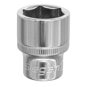 Sealey WallDrive® Socket 17mm 3/8"Sq Drive S0584