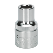 Sealey WallDrive® Socket 10mm 1/2"Sq Drive S1210