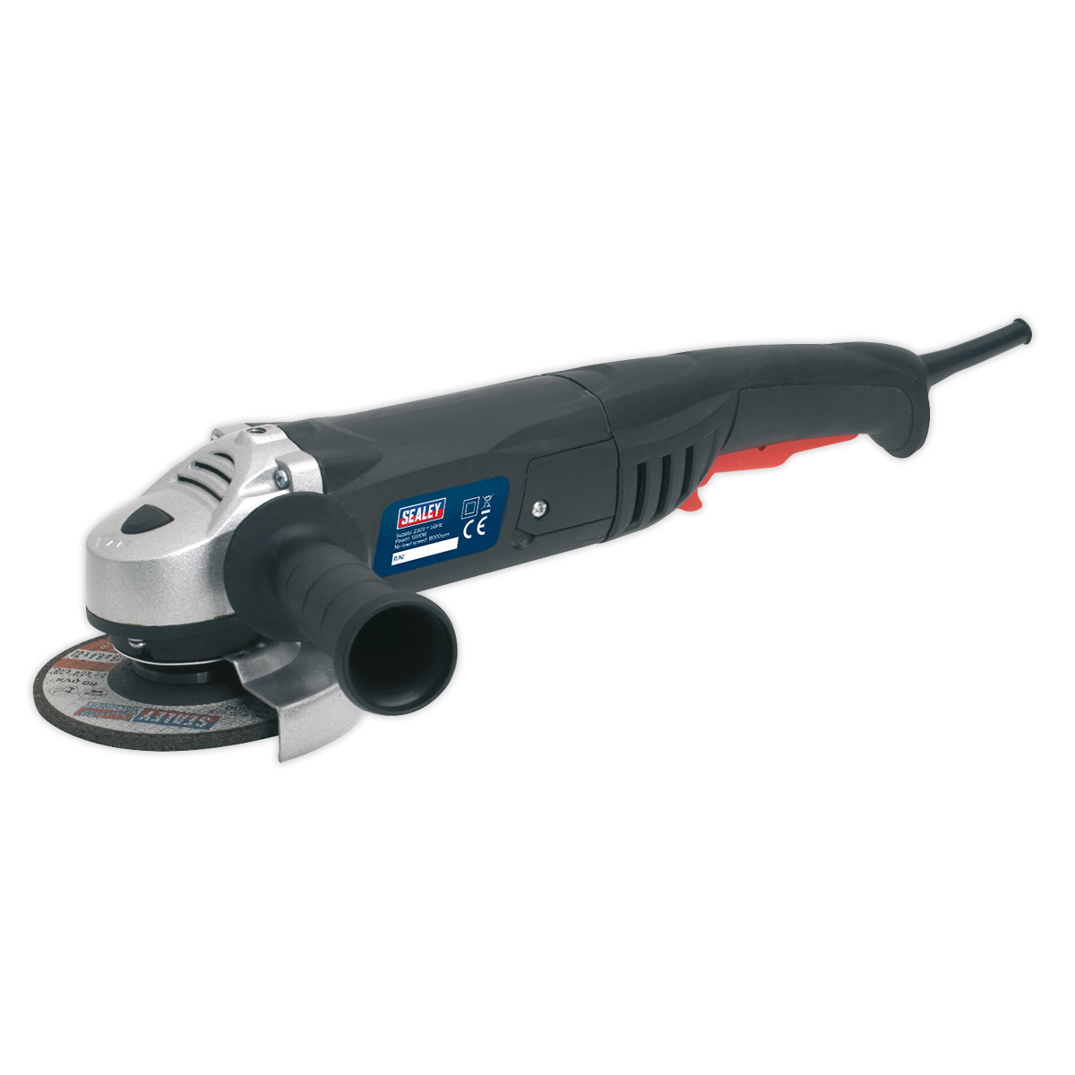 Sealey Angle Grinder Ø125mm 1000W/230V with Schuko Plug