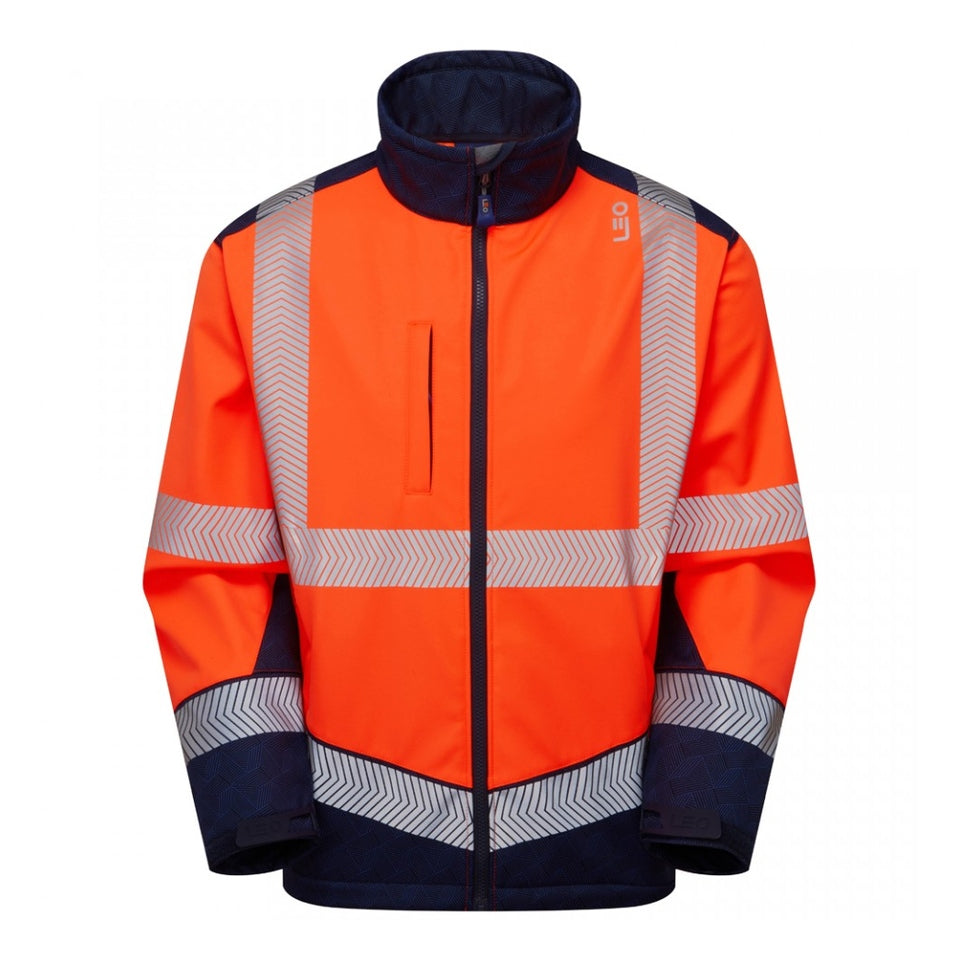 Leo Workwear BOWDEN Leo EcoViz Softshell Jacket