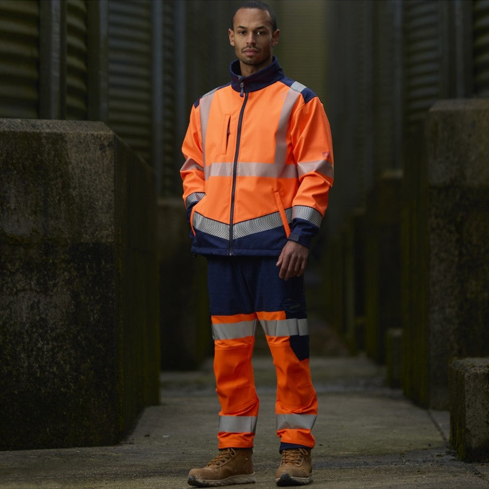 Leo Workwear BOWDEN Leo EcoViz Softshell Jacket