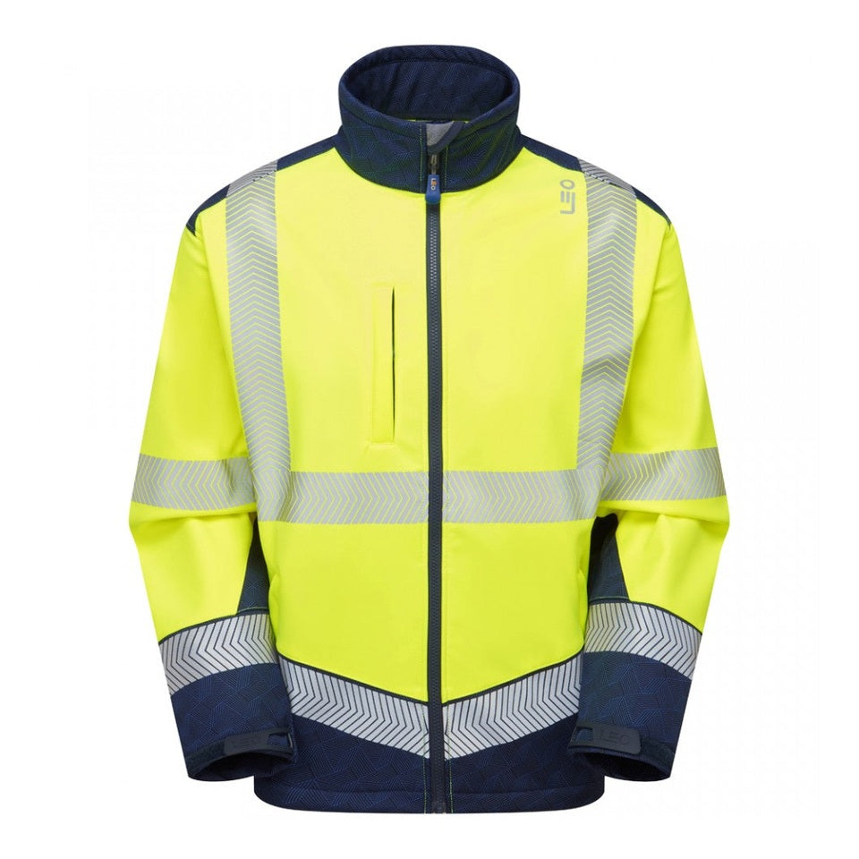 Leo Workwear BOWDEN Leo EcoViz Softshell Jacket