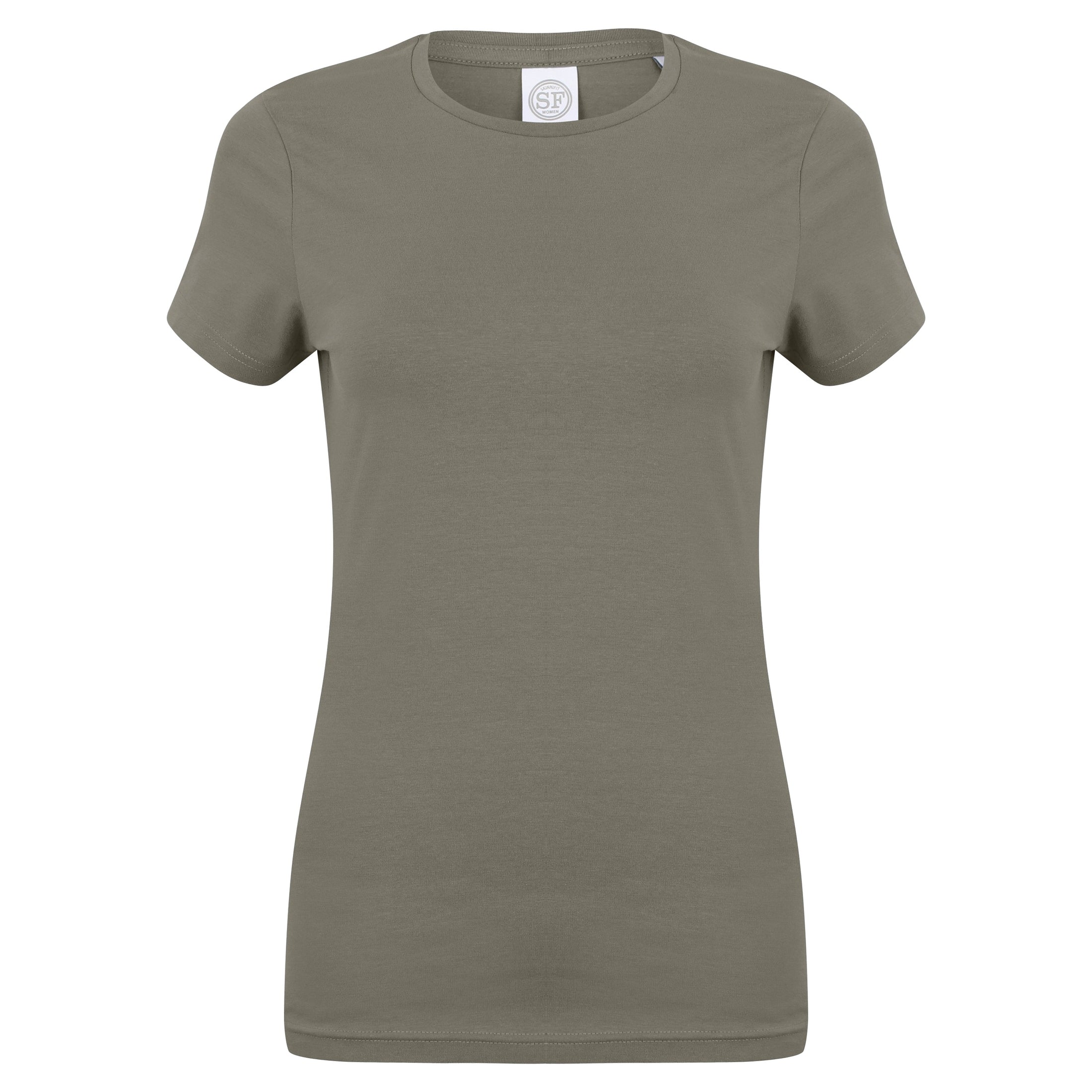 Sf Feel Good Women's Stretch T-Shirt - Khaki