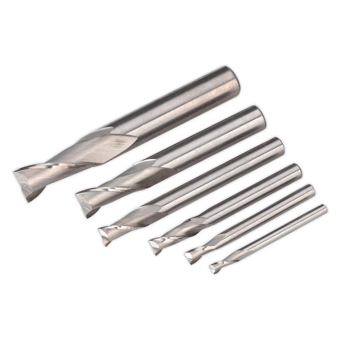 Sealey HSS End Mill Set MT2 Ø3-10mm