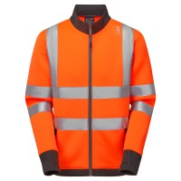 Leo Workwear ARGANITE Leo EcoViz Zipped Sweatshirt