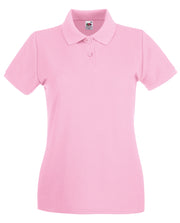 Fruit Of The Loom Women's Premium Polo - Light Pink