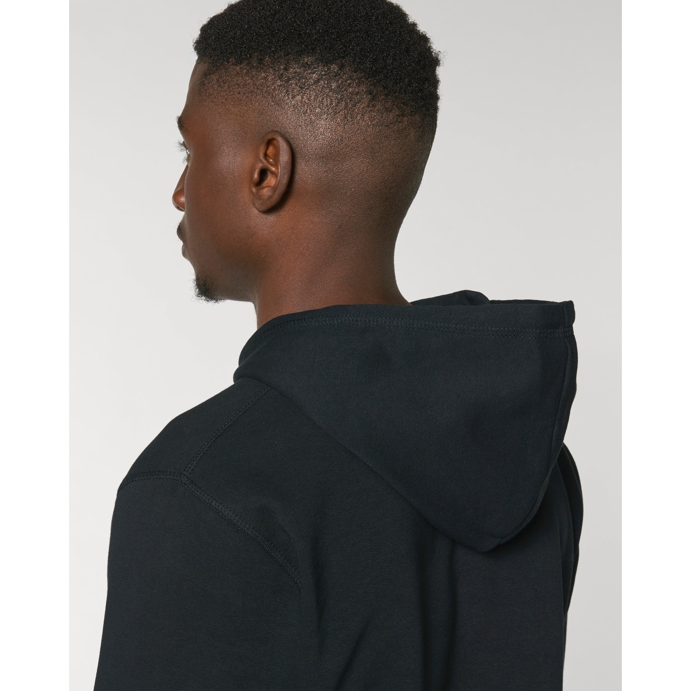 Stanley/Stella Drummer The Essential Unisex Hoodie Sweatshirt (Stsu812) - Black